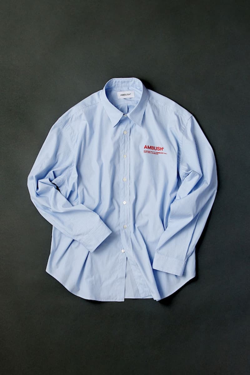 AMBUSH 正式推出全新限量條紋衬衫