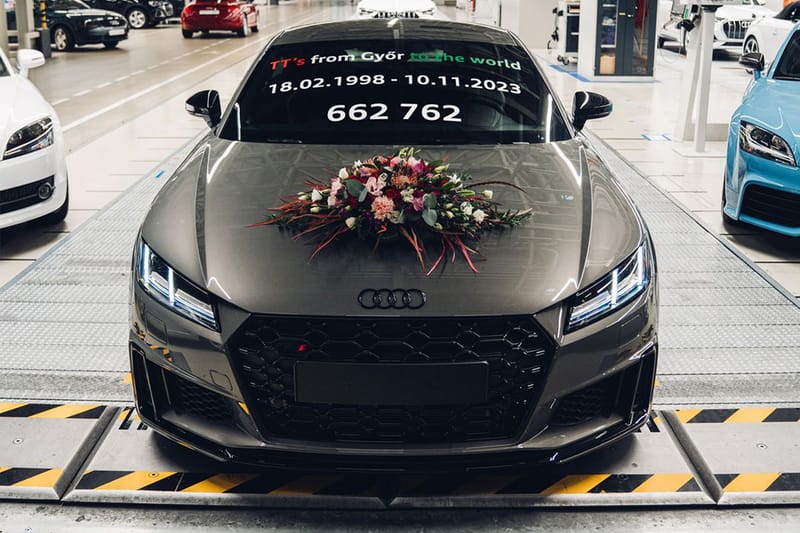 Audi TT 車系最後一輛下線，宣告車系正式停產