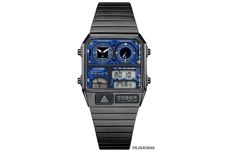 CITIZEN x《攻殻機動隊》聯名錶款正式發佈