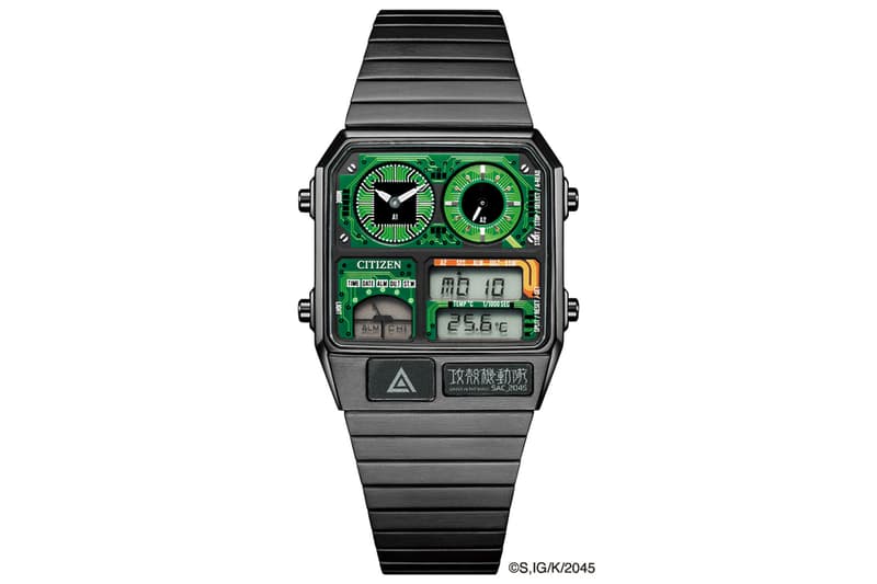 CITIZEN x《攻殻機動隊》聯名錶款正式發佈