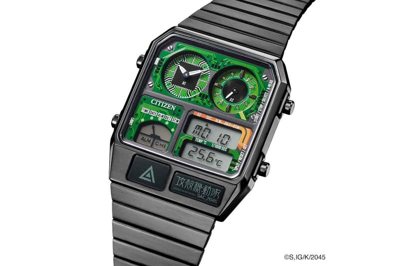 CITIZEN x《攻殻機動隊》聯名錶款正式發佈