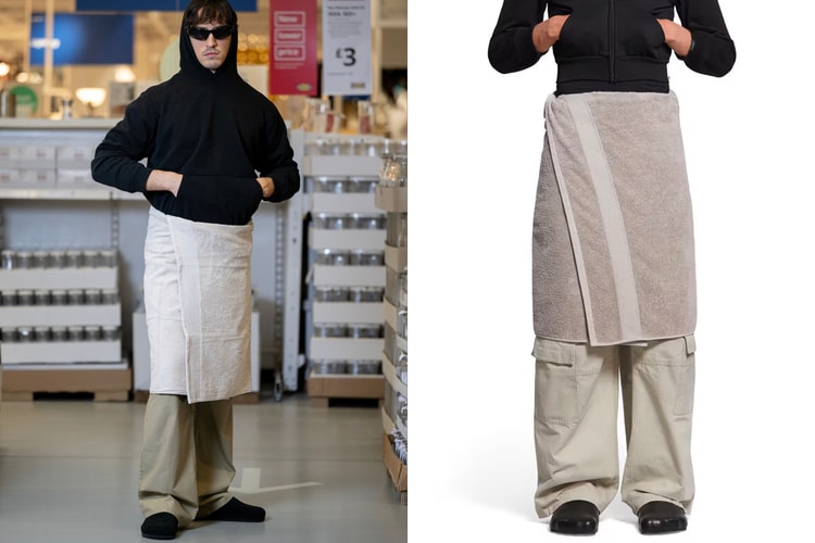 IKEA 以 $10 美元浴巾產品模仿 Balenciaga 話題「浴巾裙」