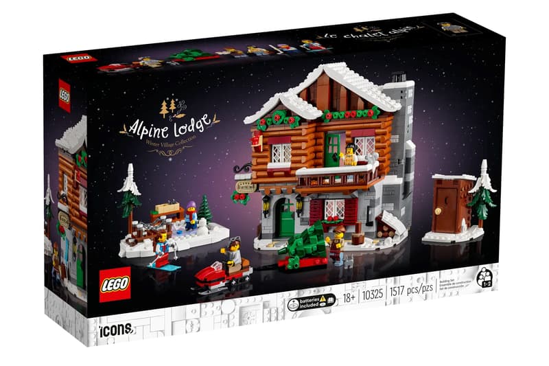 迎接圣诞！LEGO ICONS 推出全新雪山小屋套装