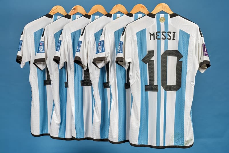 Lionel Messi 将拍卖 2022 年卡塔尔世界杯六件落場版球衣