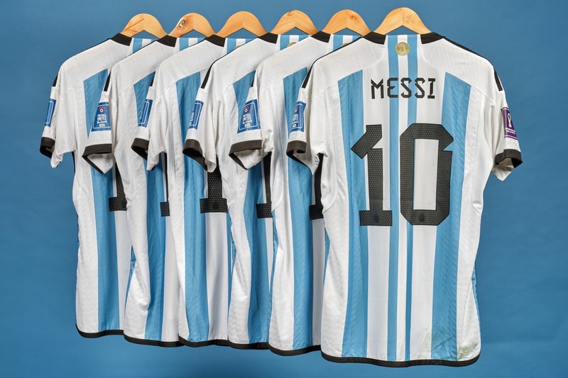 Lionel Messi 将拍卖 2022 年卡塔尔世界杯六件落場版球衣