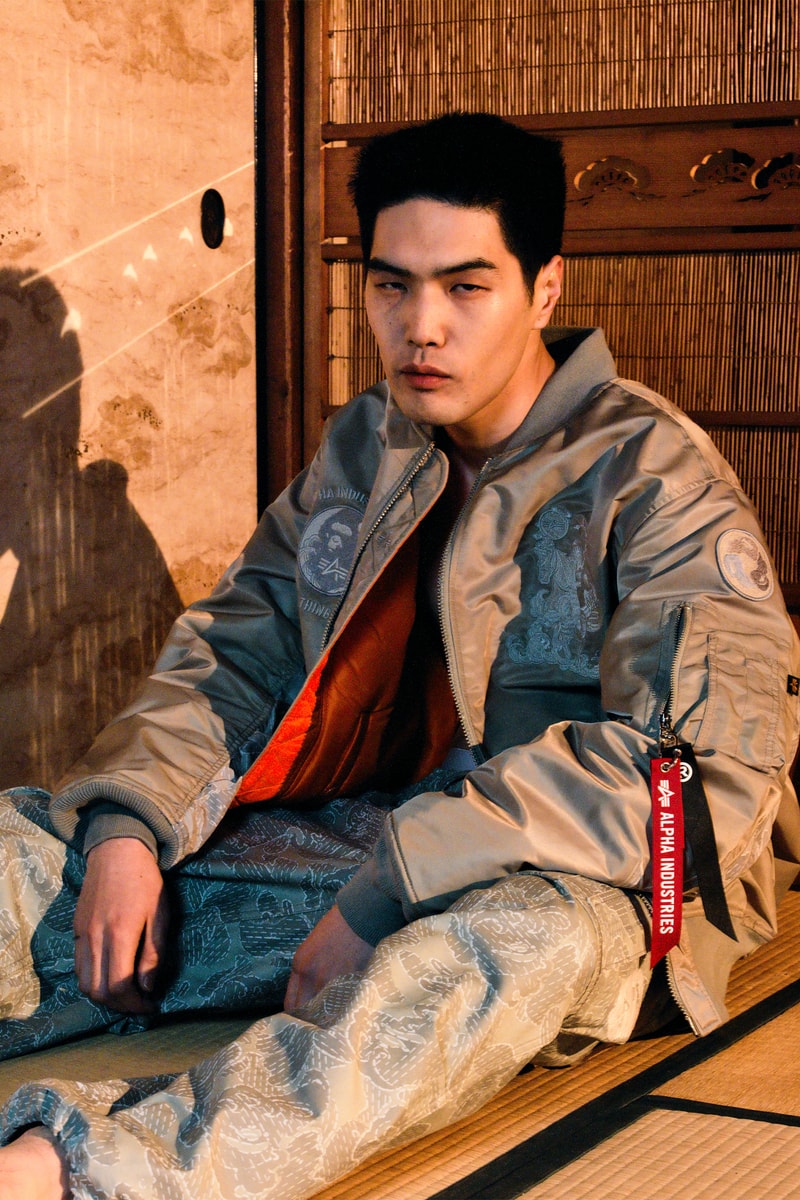A BATHING APE® × ALPHAINDUSTRIES 全新联名系列正式发布