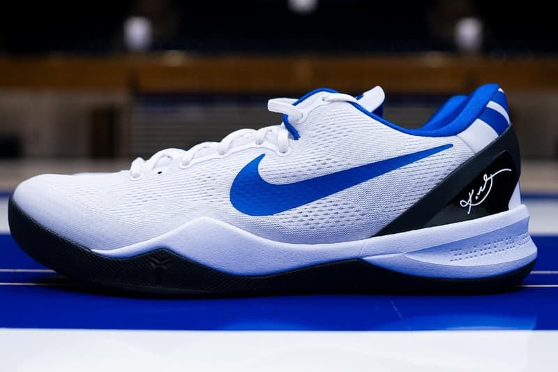 杜克大学正式公开球员专属 Nike Kobe 8 Protro Duke PE