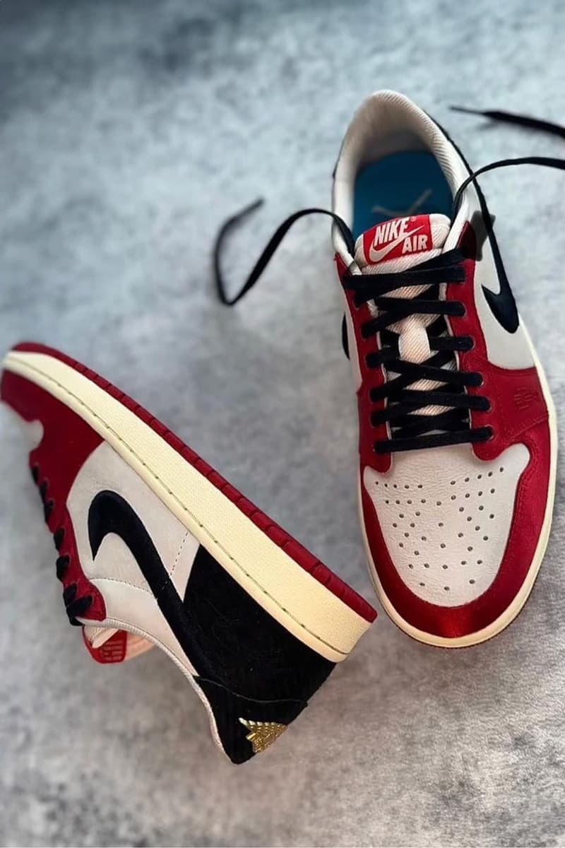 率先预览 Trophy Room x Air Jordan 1 Low OG 全新联名鞋款
