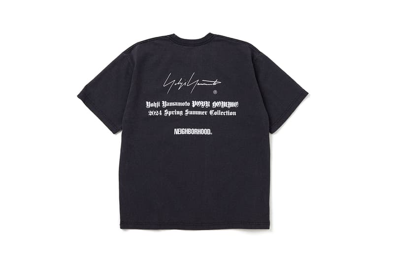 NEIGHBORHOOD x Yohji Yamamoto POUR HOMME 最新聯名系列發佈