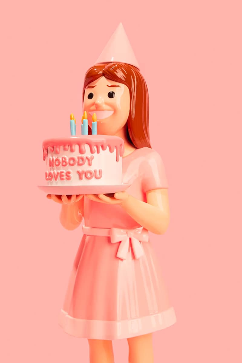 藝術家 Joan Cornellà 攜手 AllRightsReserved 打造全新雕塑「Nobody Loves You」