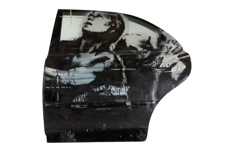 Banksy 大型壁画《Crazy Horse》的車門部分正式展開拍賣