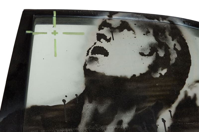 Banksy 大型壁画《Crazy Horse》的車門部分正式展開拍賣