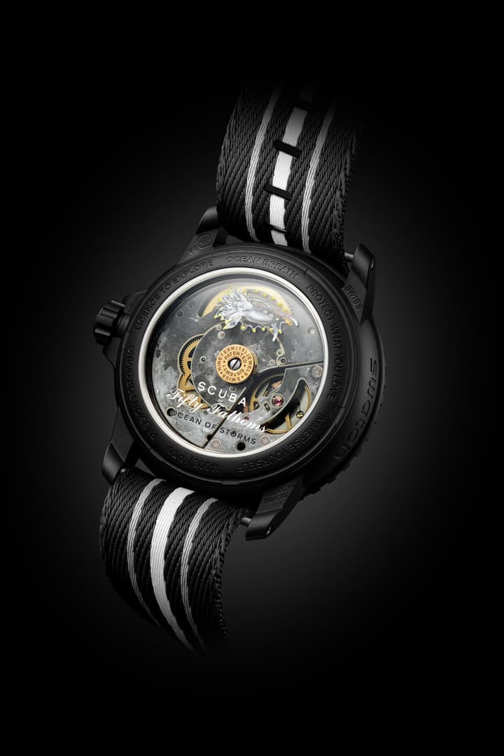 Blancpain x Swatch Bioceramic Scuba Fifty Fathoms 联名新作「OCEAN OF STORMS」登場