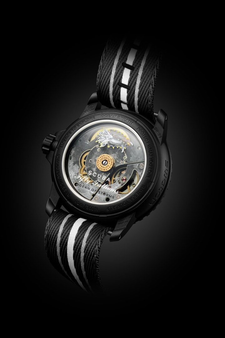 Blancpain x Swatch Bioceramic Scuba Fifty Fathoms 联名新作「OCEAN OF STORMS」登場