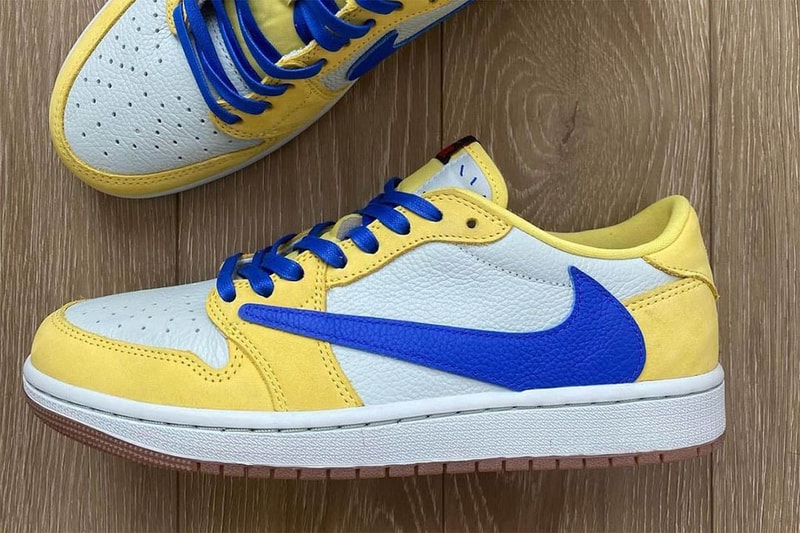 率先近賞 Travis Scott x Air Jordan 1 Low OG 最新配色「Canary」