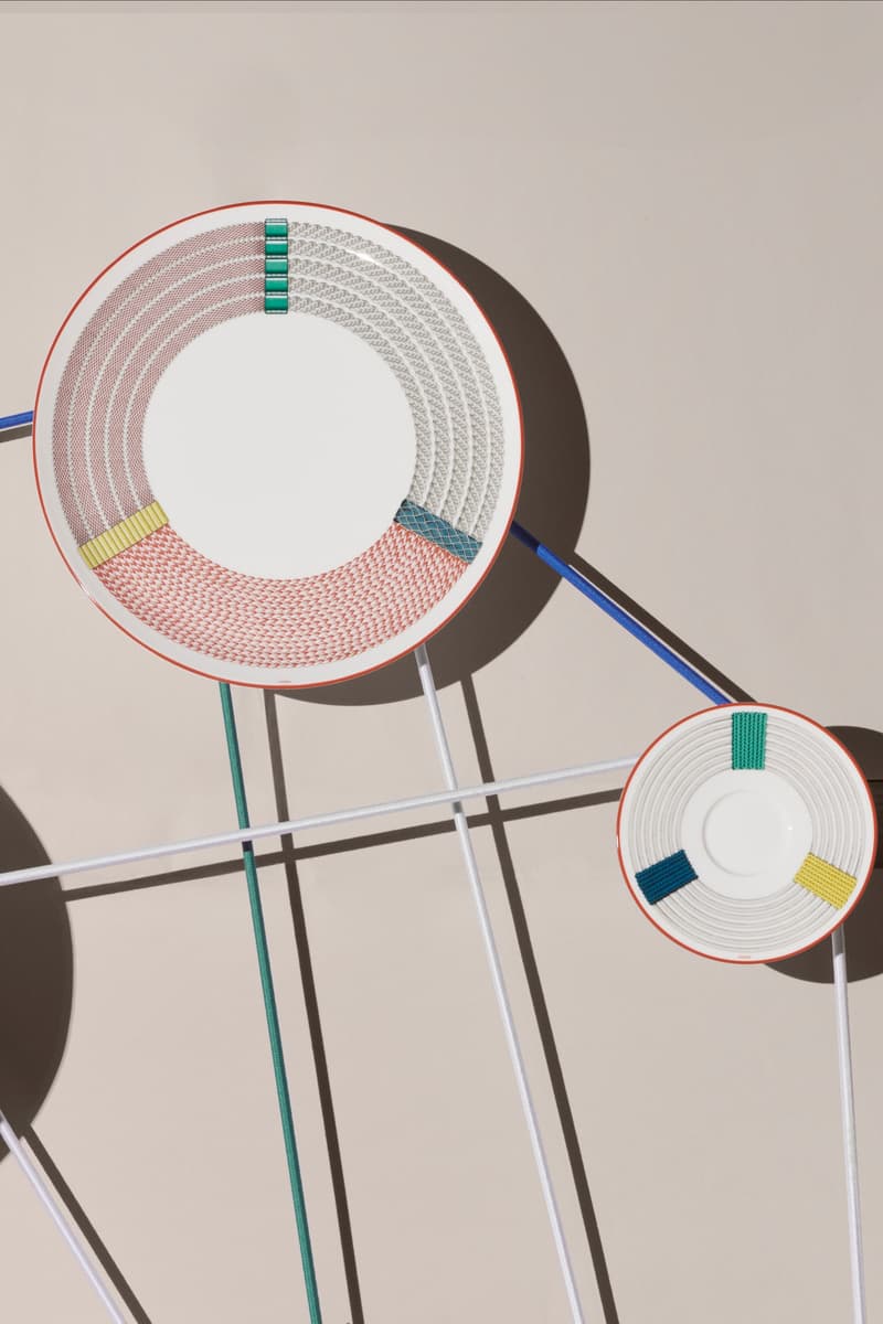 Hermès 推出全新 2024 Tressages équestres 餐瓷系列