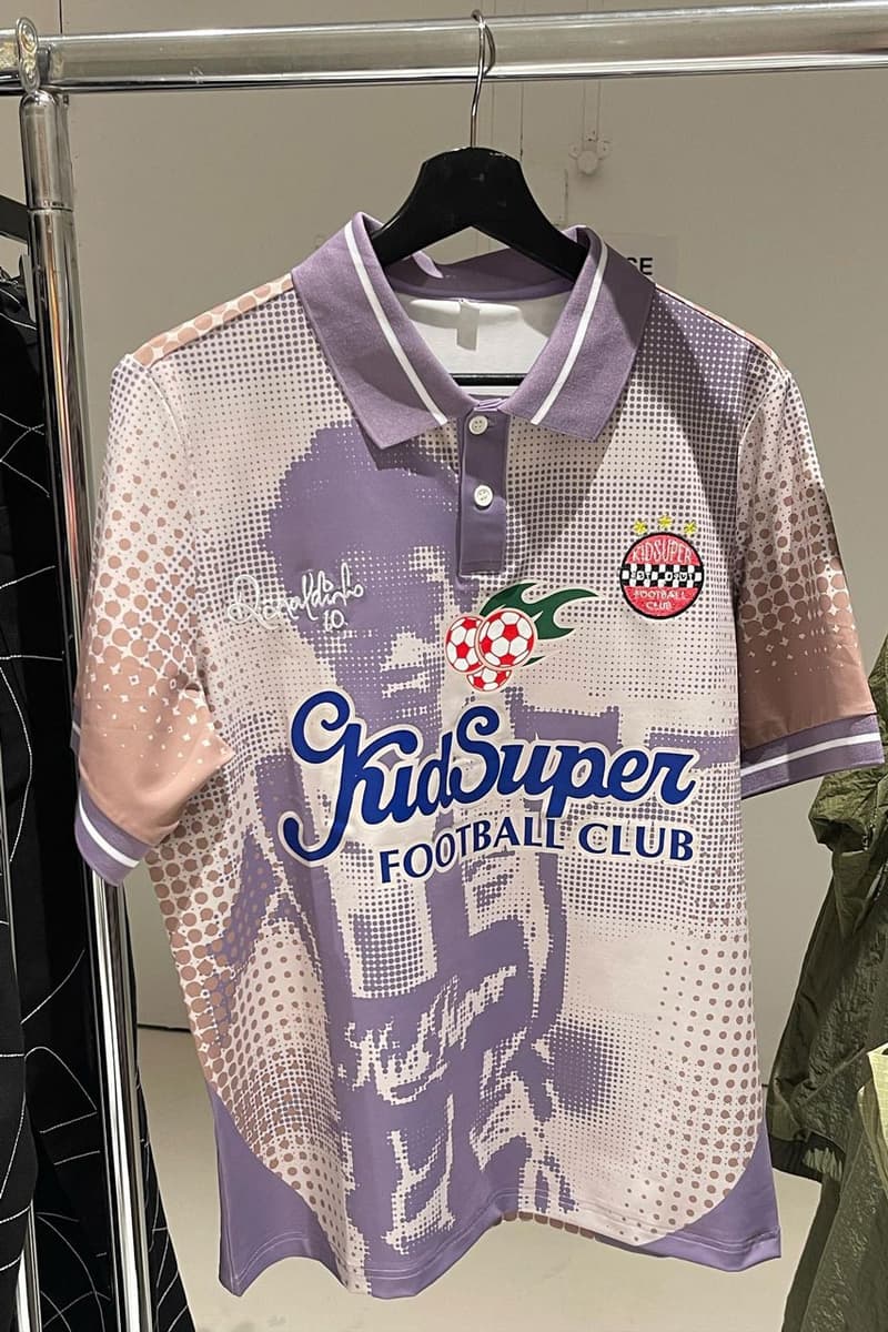 KidSuper 攜手巴西足球精靈 Ronaldinho 打造全新联名球衣