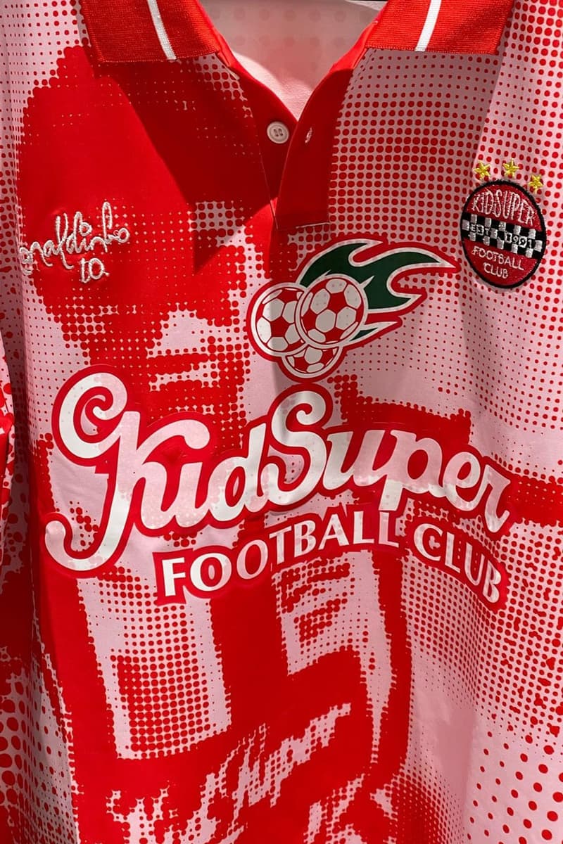 KidSuper 攜手巴西足球精靈 Ronaldinho 打造全新联名球衣