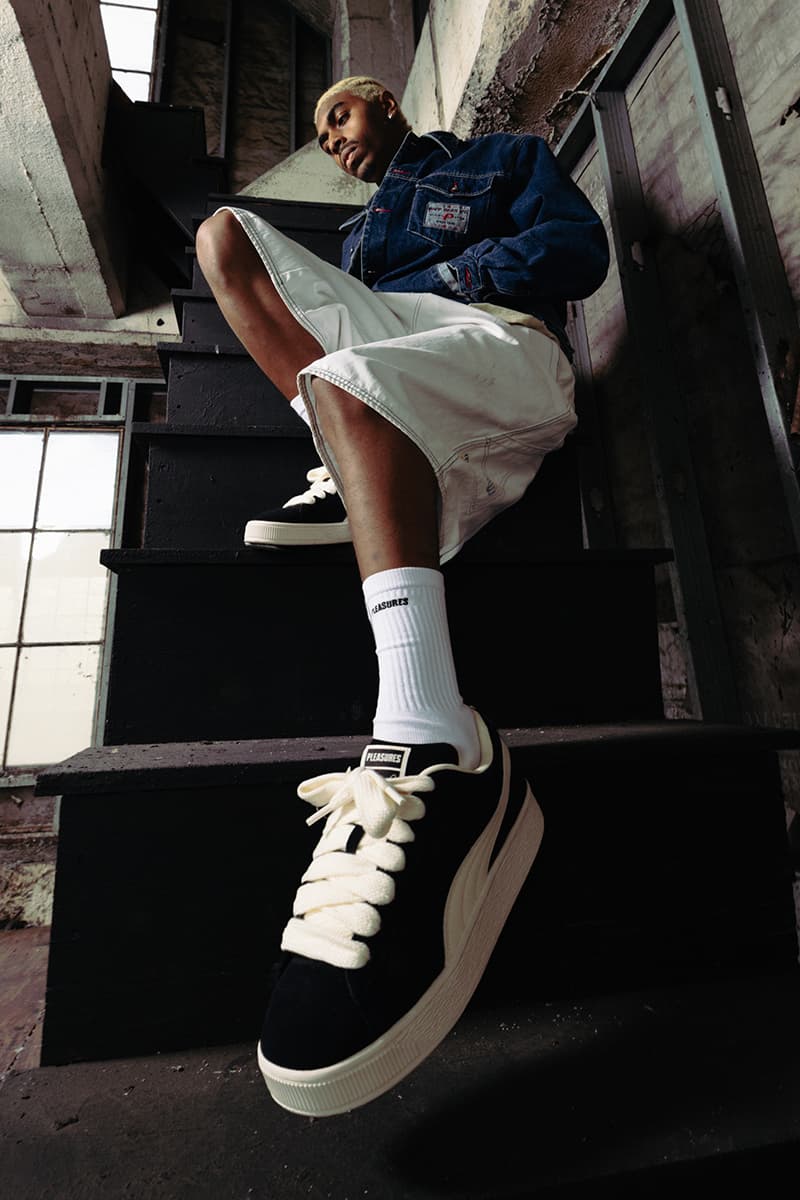 PLEASURES x PUMA Suede XL 最新联名鞋款發佈