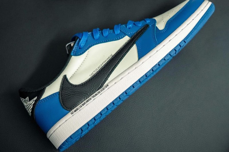 Travis Scott x fragment design x Air Jordan 1 Low 最新聯名配色率先曝光
