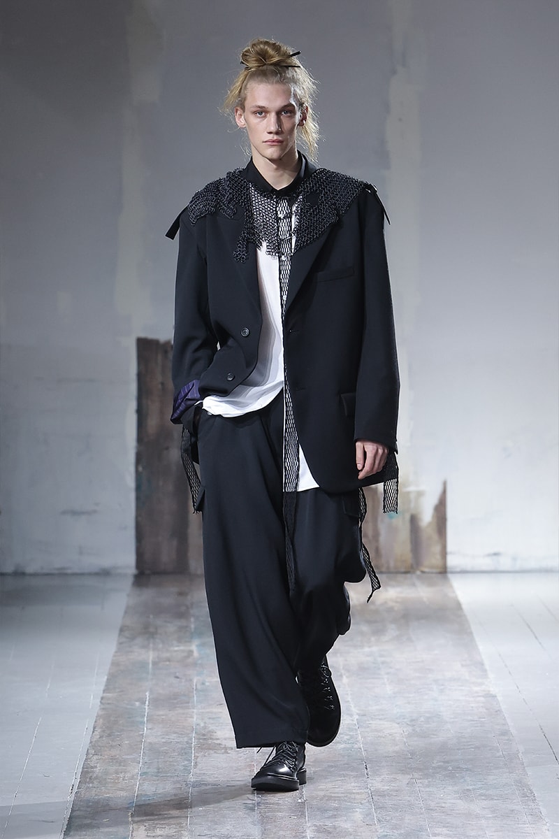 Yohji Yamamoto POUR HOMME 2024 秋冬系列大秀登場