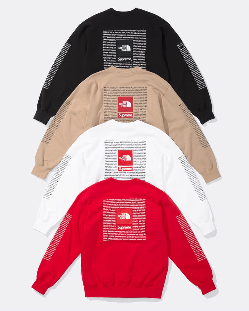 Supreme x The North Face 2024 春季联名系列发布