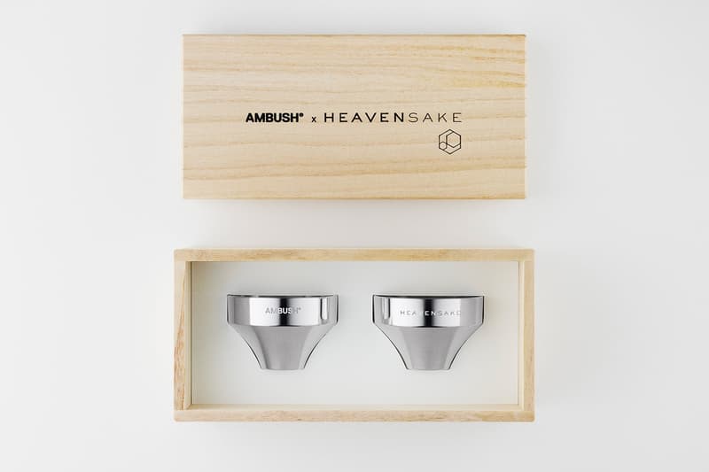 AMBUSH x HEAVENSAKE 全新限量清酒杯登場