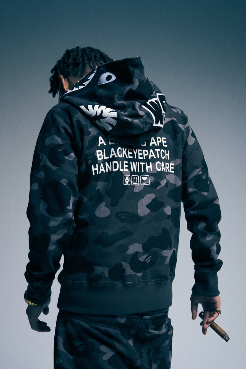 A BATHING APE®︎ 携手 BlackEyePatch 推出首个联名系列