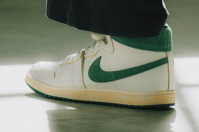 A Ma Maniére x Jordan Air Ship「White/Green」最新联名鞋款發佈