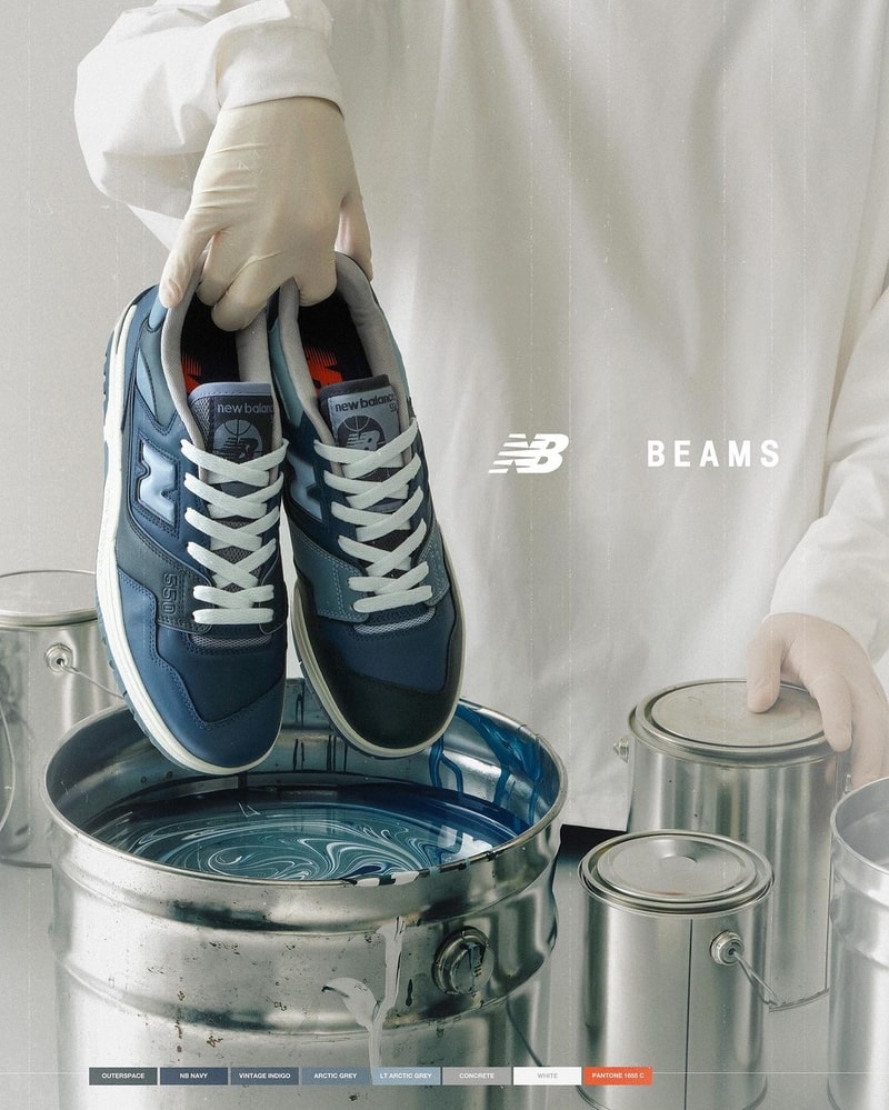 BEAMS 攜手 New Balance 推出全新 550 定製鞋款