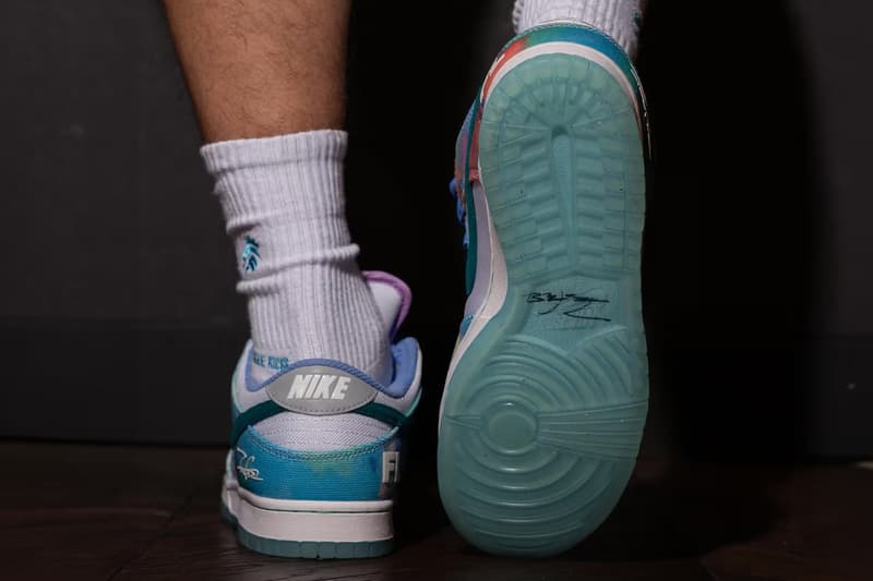 近賞 Futura x Nike SB Dunk Low 最新聯乘鞋款上腳圖輯