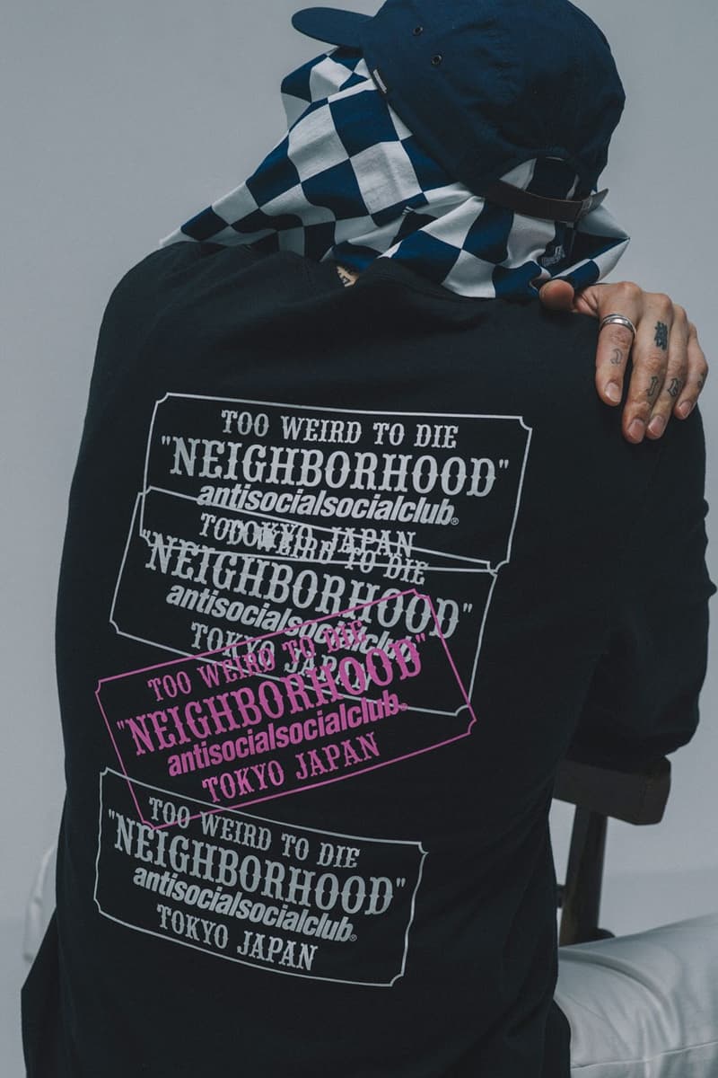 NEIGHBORHOOD x Anti Social Social Club 全新联名系列登場