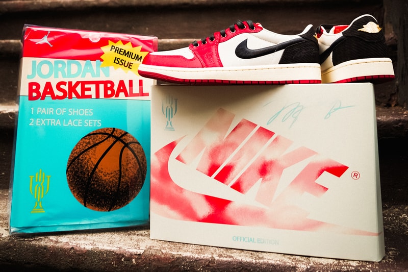 Trophy Room x Air Jordan 1 Low OG「Rookie Card – Away」联名鞋款發佈