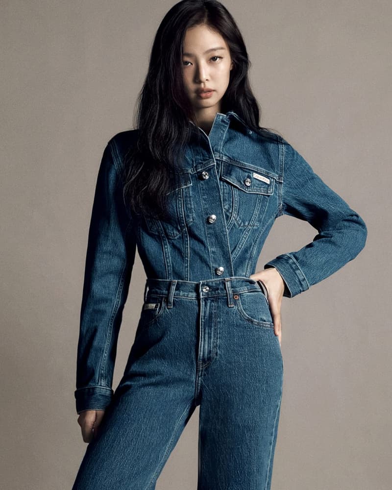 BLACKPINK Jennie 出镜 Calvin Klein 2024 春季丹宁系列形象广告