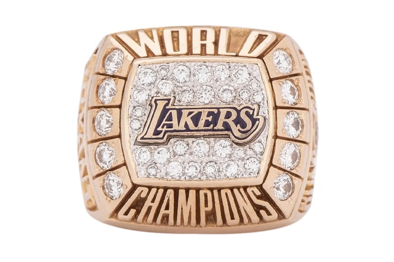 Kobe Bryant 生涯首枚 NBA 冠軍戒指以 $92 萬美元落槌拍賣