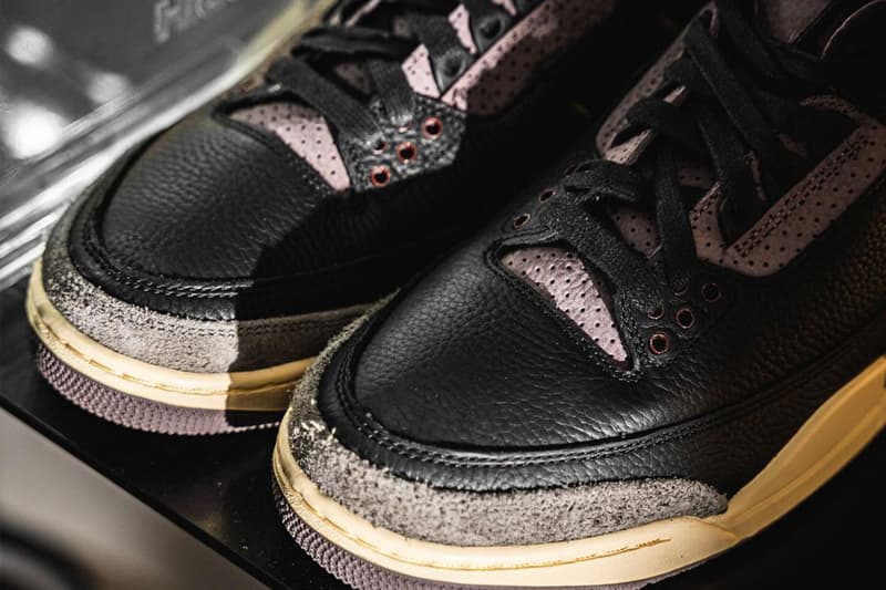 率先近賞 A Ma Maniére x Air Jordan 3 最新聯名配色「Black」
