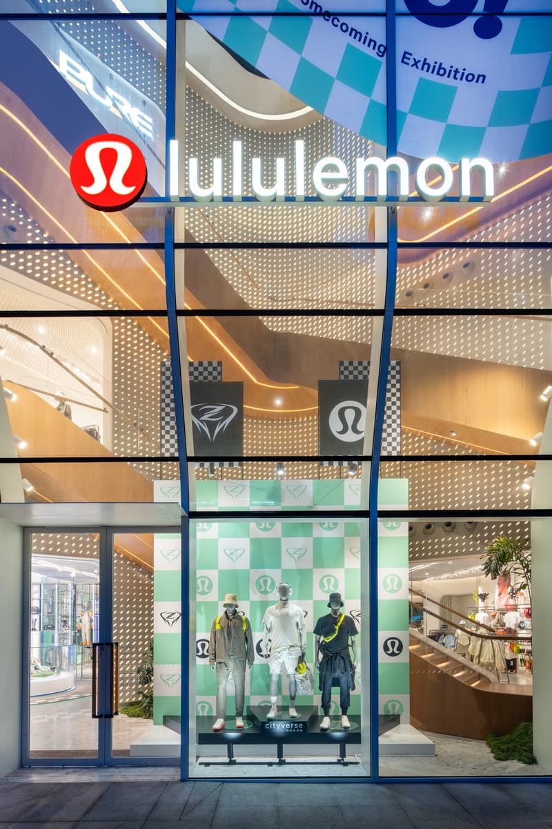 周冠宇主场首秀特展登陆 lululemon 上海静安嘉里中心门店