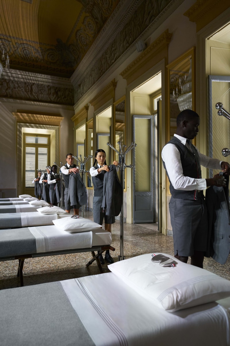 Thom Browne 携手 Frette 合作推出家居系列