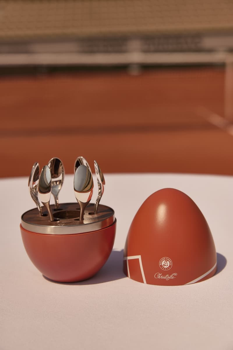 Christofle 携手 Roland-Garros 呈现联名心境蛋系列