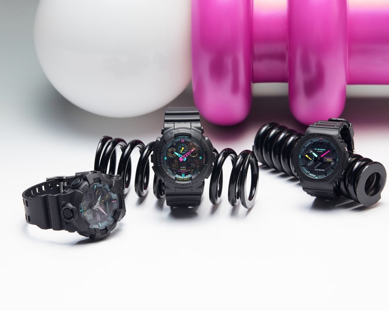 G-SHOCK 推出多彩 Multi-Fluorescent Accents 系列