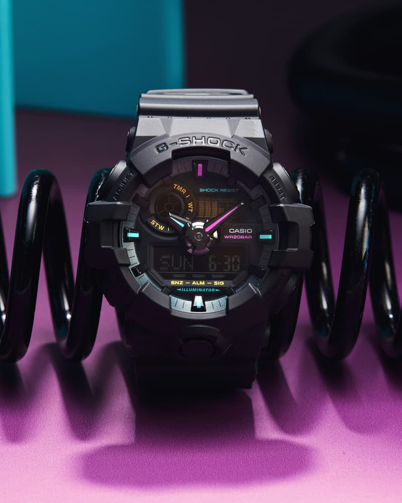 G-SHOCK 推出多彩 Multi-Fluorescent Accents 系列