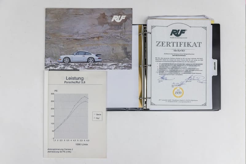 RUF 操刀 Porsche 964 RS 底盤定製車型展開拍賣