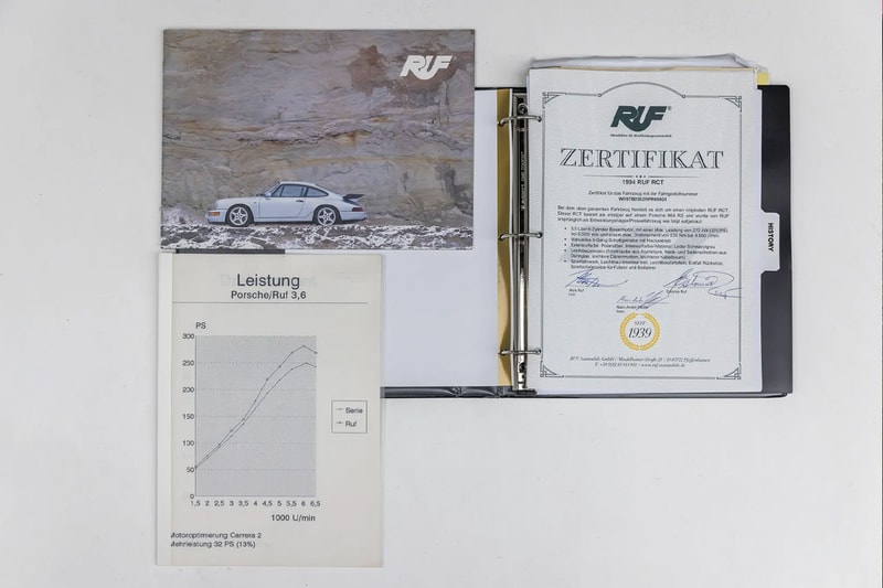 RUF 操刀 Porsche 964 RS 底盤定製車型展開拍賣