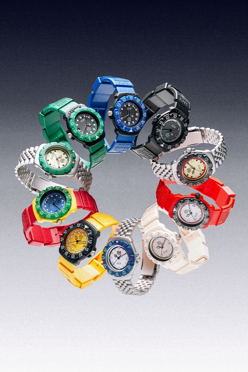 TAG Heuer 攜手 KITH 推出全新 Formula 1 系列錶款