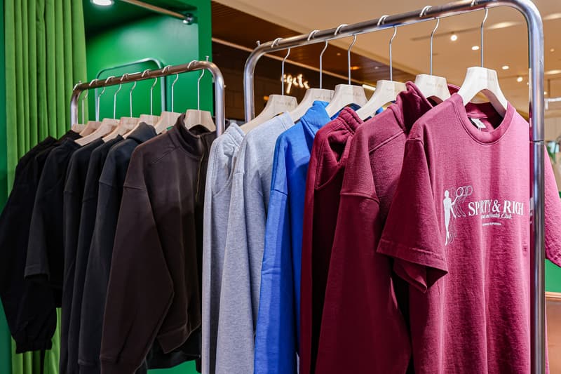 Sporty & Rich 中国首家限时快闪店登陆上海