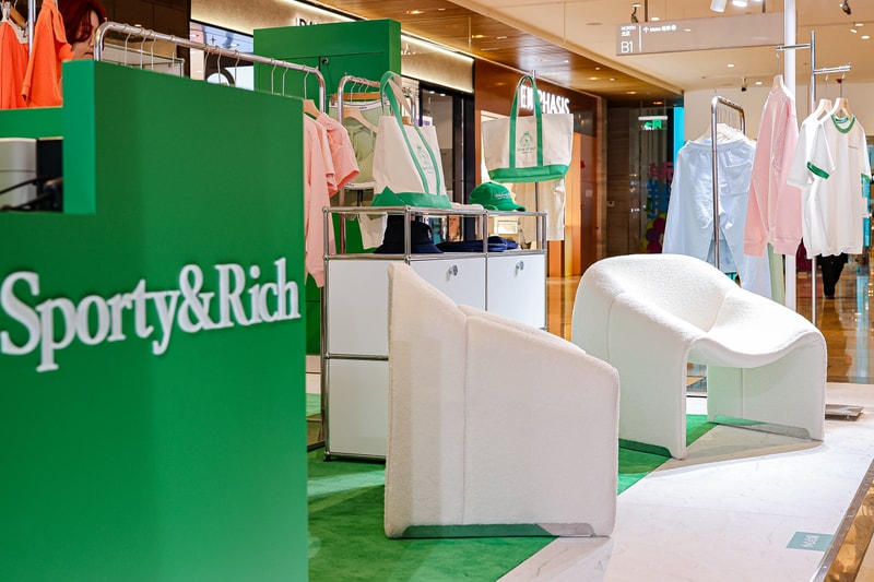 Sporty & Rich 中国首家限时快闪店登陆上海