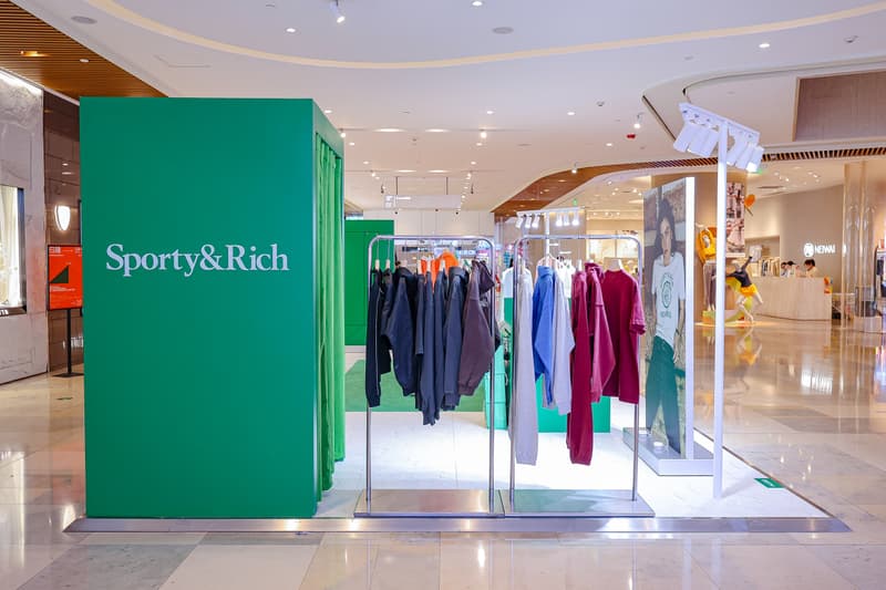 Sporty & Rich 中国首家限时快闪店登陆上海
