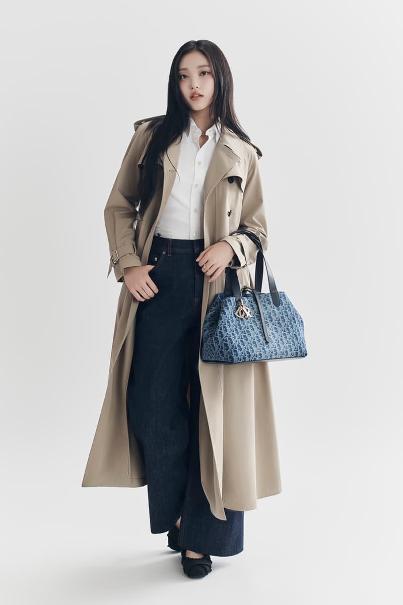 NewJeans 成員 Haerin 出鏡 Denim Dior Oblique 最新系列形象