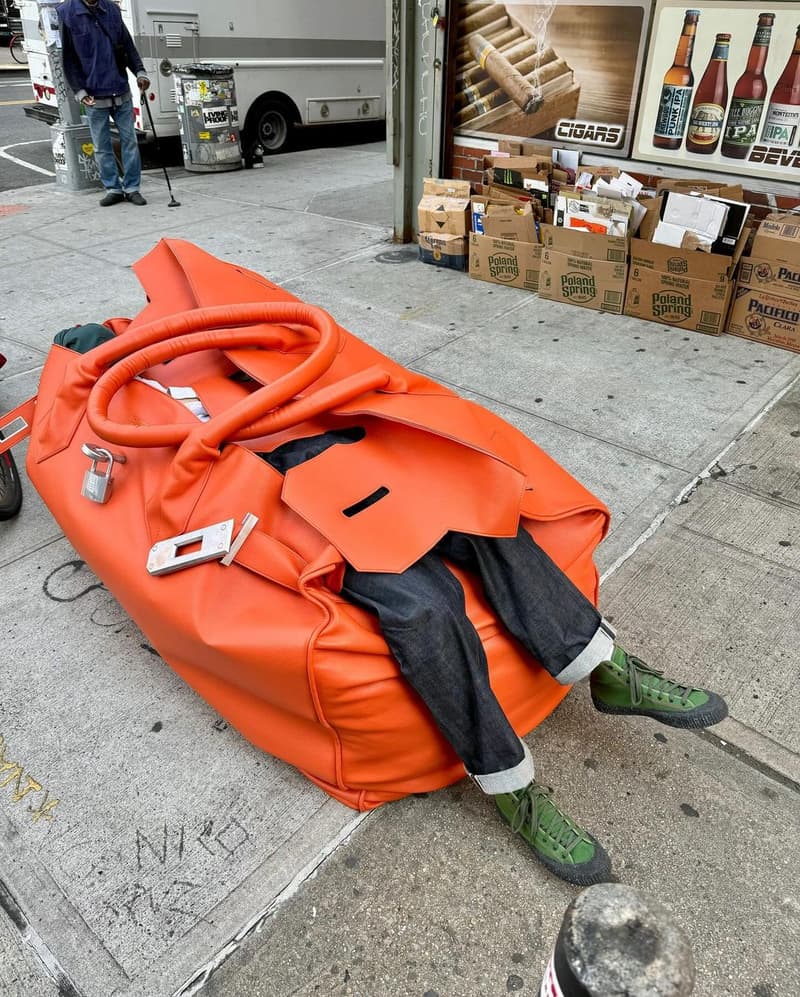 真的能背！創意人士 Trevor Gorji 製作「超巨大化」Birkin 包款