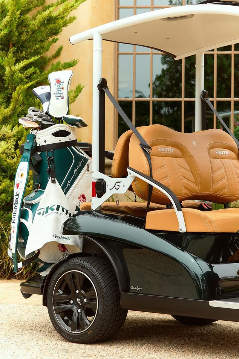 KITH 攜手 TaylorMade 打造全新聯名 Garia 高爾夫球車